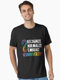 Novelty Neurodiversity Rainbow Infinity Women Men Girl T- Essential T-Shirt