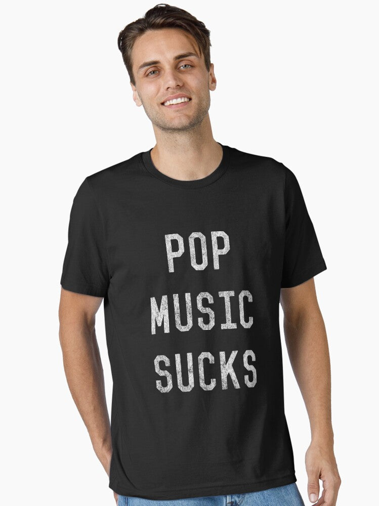 Vintage Pop Music Sucks Essential T Shirt T Shirt High Search Demand Gift Ready
