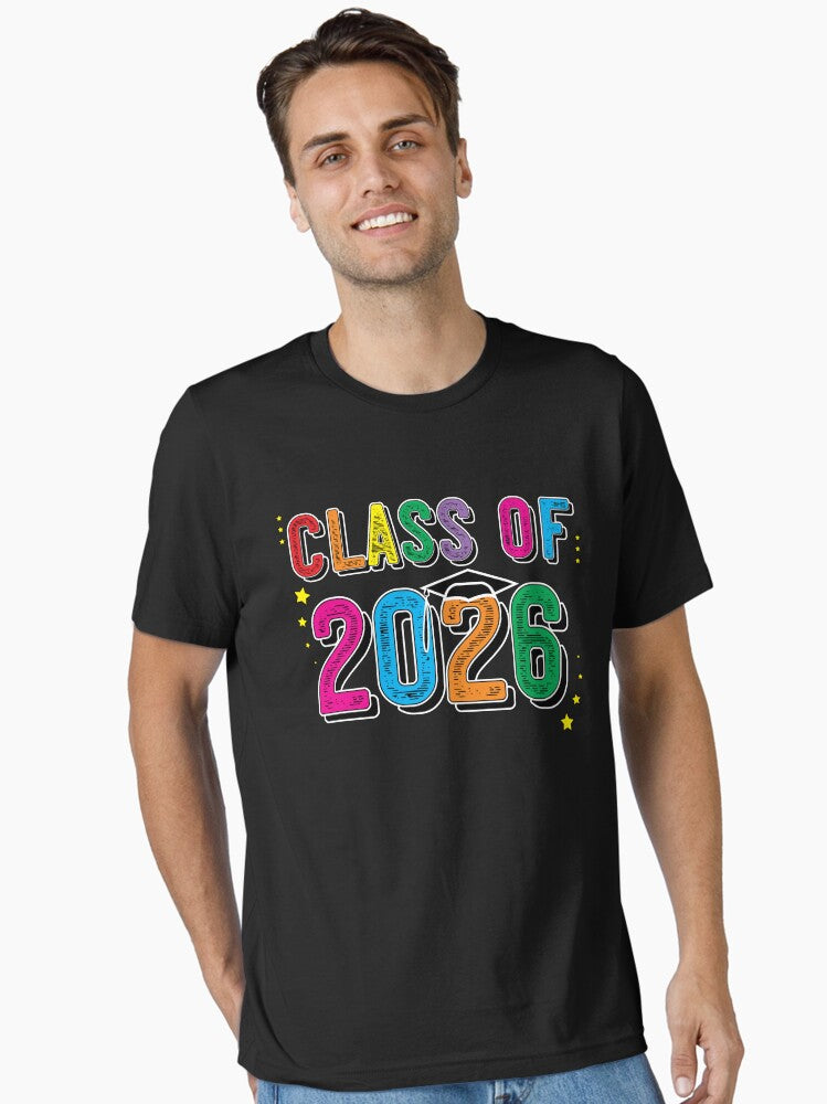 Class Of 2026 Grow With Me Graduation Senior Essential T Shirt T Shirt Comfort Fit Best Seller Look
