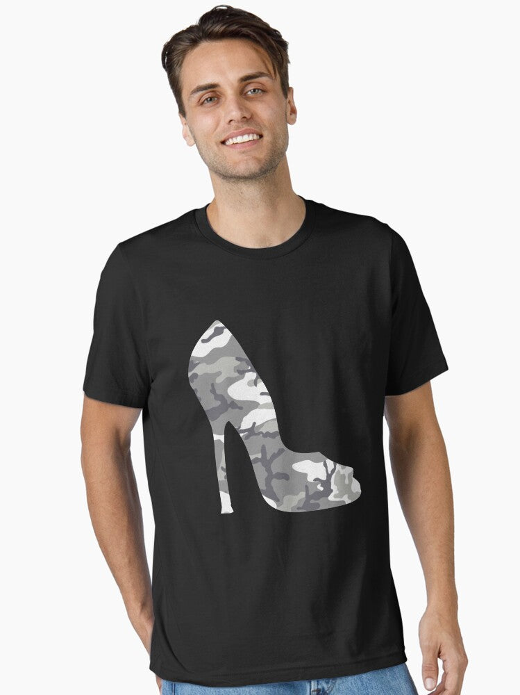 Heels Urban Camo Women s Camouflage High Heels Gear Essential T Shirt T Shirt Best Seller Look Daily Comfort