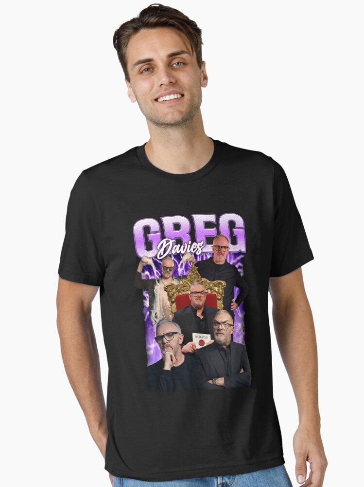 Vintage greg davies style Essential T-Shirt | Premium Unisex T-Shirt, Trending Graphic Tee
