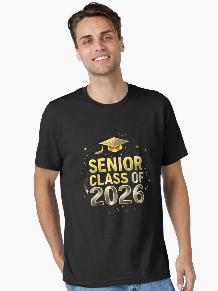 Senior 2026 Class of 2026 Graduation Tee Essential T Shirt T Shirt Comfort Fit Daily Wear