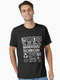 Warehouse Technician T Shirt Multitasking Certified Job Item Tee Essential T Shirt