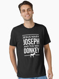 Jesus Mary Joseph and the wee Donkey line of duty Essential Shirt T Shirt Premium Print