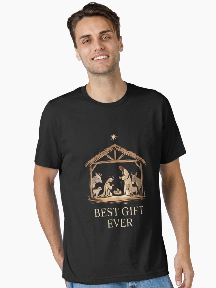 Christmas Xmas Christian Faith jesus Essential Shirt T Shirt Gift Ready