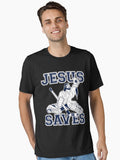 Funny Hockey Shirt Jesus Saves Shirt Goalie Shirt Essential Shirt T Shirt Gift Ready