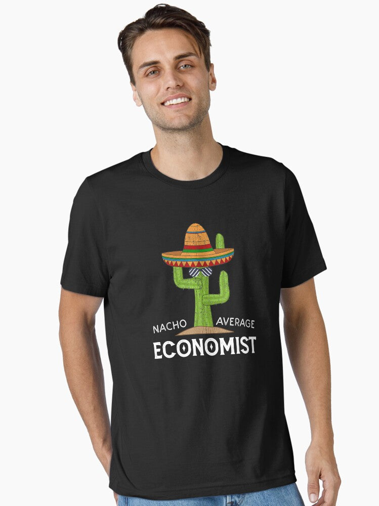 Fun Funny economist Humor Gifts Funny Cactus illustration distressed Design Meme Saying economist Dad Husband Christmas