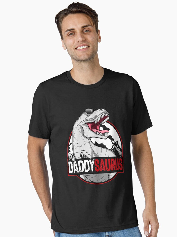 Daddy Saurus Rex Matching Family Dinosaur Daddy Saurus Gear Essential Shirt T Shirt Minimal Style