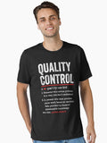 Quality Control Funny Definition Quality Control Gift Quality Assurance Manager Essential T Shirt T Shirt Premium Print