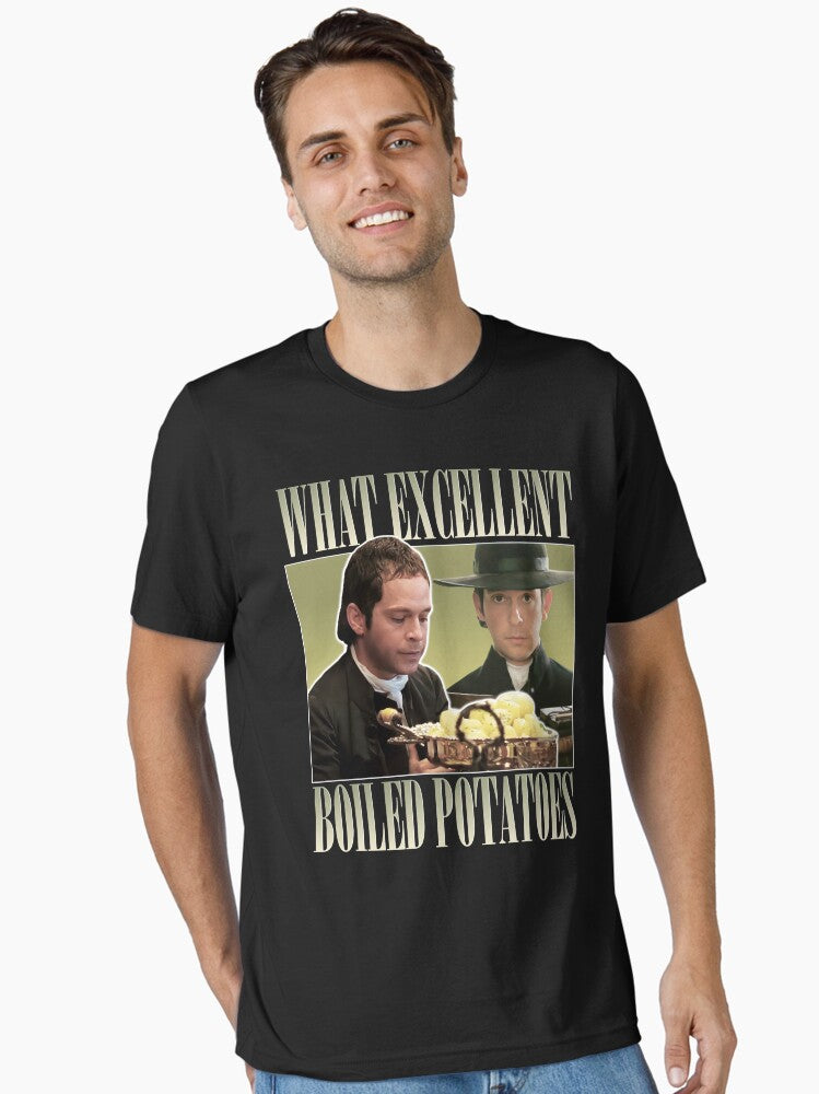 Pride And Prejudice Mr Darcy Boiled Potatoes Essential T Shirt T Shirt High Search Demand Fan Favorite