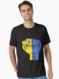 stand with ukraine Hand Classic Essential Shirt T Shirt Clean Design