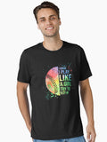 I Know I Play Like A Girl Try To Keep Up Softball Gift Essential T Shirt T Shirt Viral TikTok Daily Wear