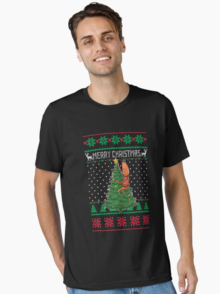 Merry Christmas Marcus The Worm Funny Xmas Holidays Sweater Essential T-Shirt | Premium Unisex T-Shirt, Trending Graphic Tee
