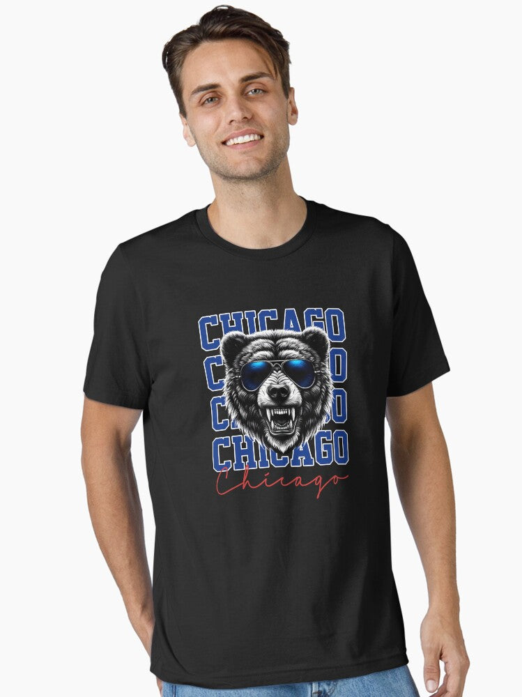 Graphic Cool Bear Spirit Fierce Sunglasses Cap City Design Gift For Men Women Kids Essential T Shirt T Shirt Gift Ready