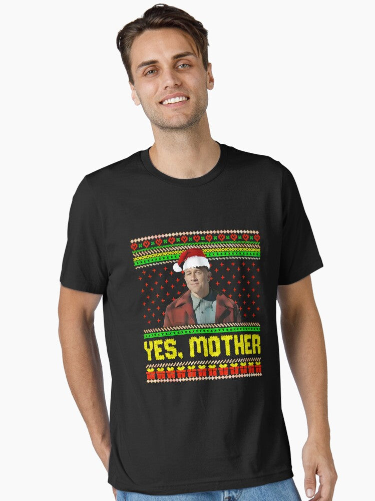 Charlie Hunnam Ed Gein Yes Mother Funny Christmas Meme Essential T-Shirt | Premium Unisex T-Shirt, Trending Graphic Tee