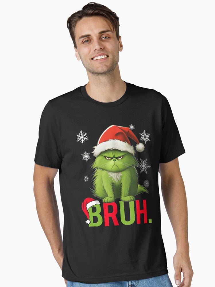 How the grinch stole christmas Funny Grinch Cat Bruh Christmas Gifts Essential T Shirt T Shirt Holiday Trending Christma