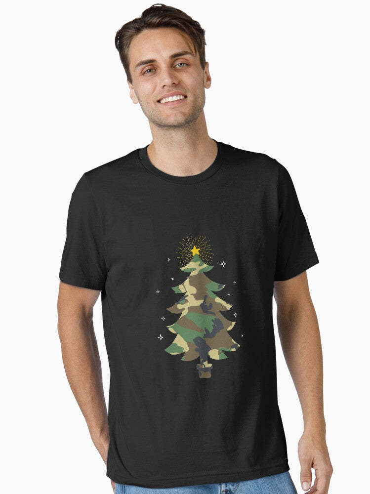 Camouflage Christmas Tree Camo Print Christmas Tree Military Gear Essential T Shirt T Shirt Trending 2025 High CTR Pick
