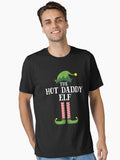 Hot Daddy Elf Matching Family Group Christmas Party Pajama Essential T-Shirt | Premium Unisex T-Shirt, Trending Graphic Tee