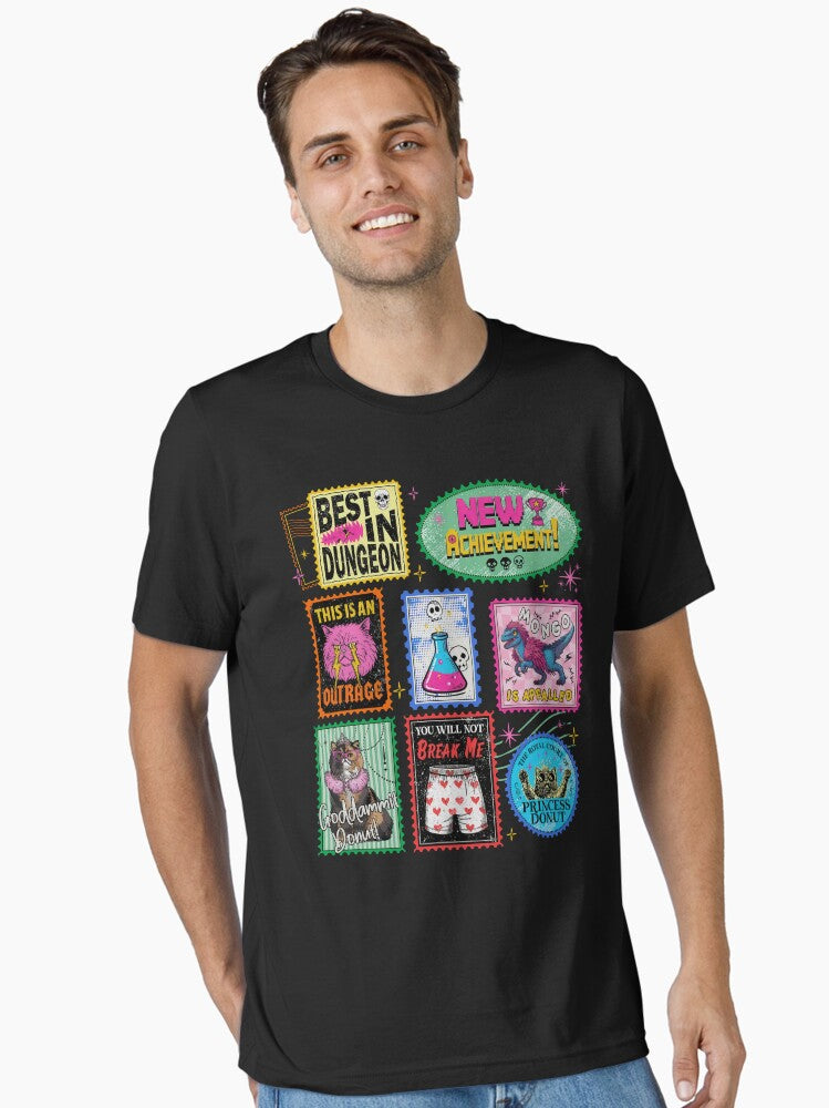 Dungeon Crawler Carl Retro Essential T Shirt T Shirt Trending 2025 Streetwear Essential