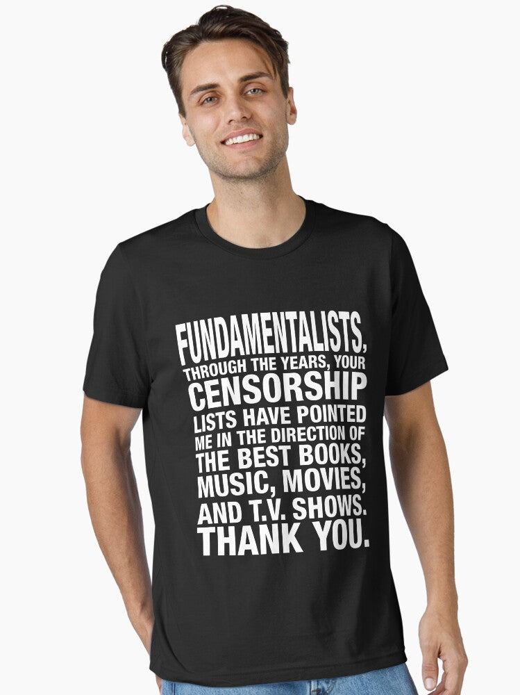 Thanks Fundamentalists Essential T Shirt T Shirt Viral TikTok Daily Wear