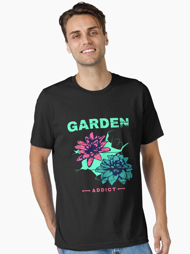 Garden Addict - Retro Neon Vibrant Electric Flower