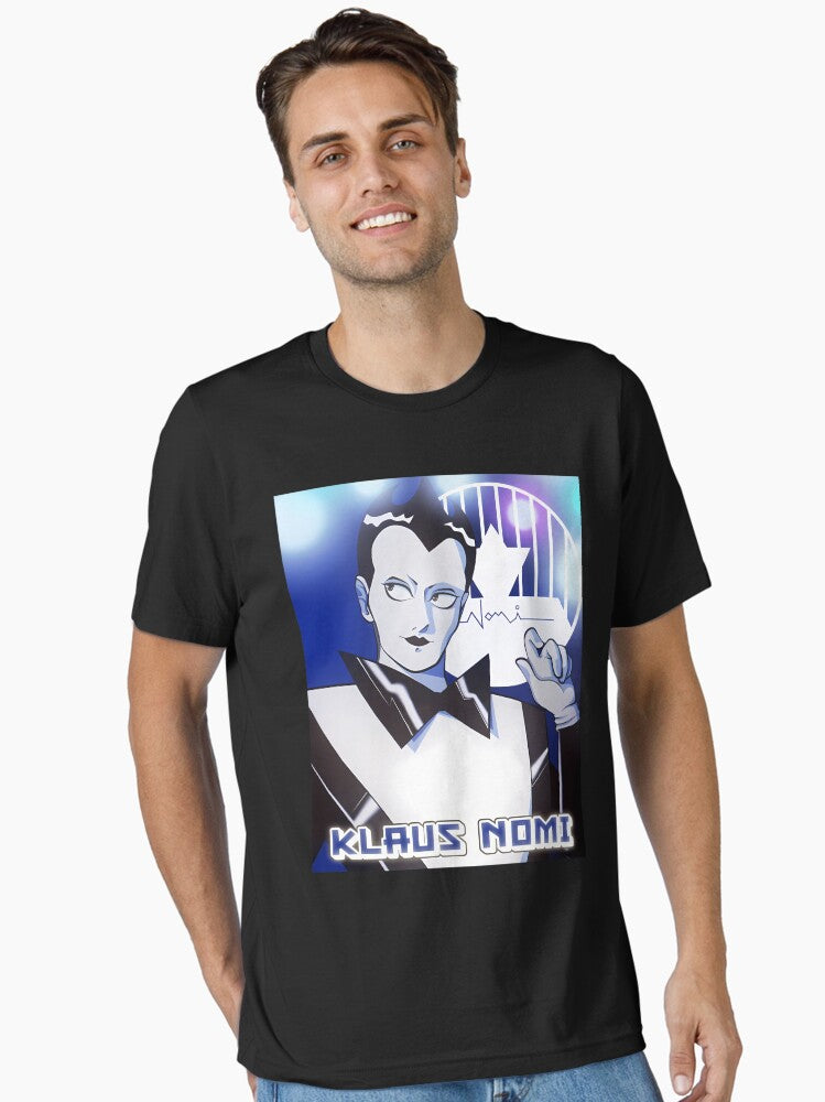 Klaus Nomi Retro Futurism Art Essential T-Shirt | Premium Unisex T-Shirt, Trending Graphic Tee