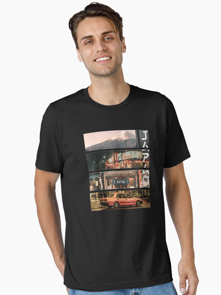 Aesthetic Style Vaporwave Japan 80s 90s Tokyo Osaka street Essential T-Shirt | Premium Unisex T-Shirt, Trending Graphic Tee