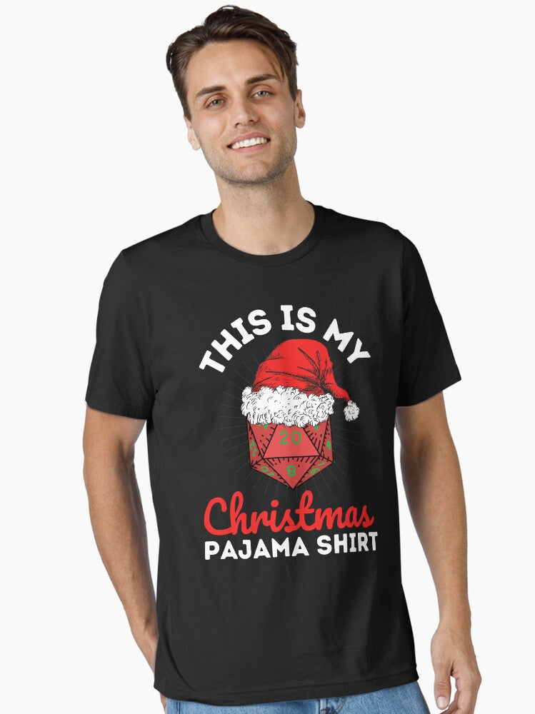This is my Christmas Dungeons and Dragons Pajama Shirt Essential T-Shirt | Premium Unisex T-Shirt, Trending Graphic Tee