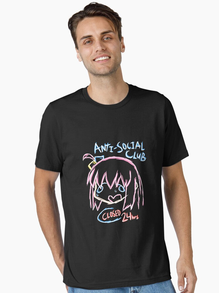 Bocchi Anti-Social Club Essential T-Shirt | Premium Unisex T-Shirt, Trending Graphic Tee