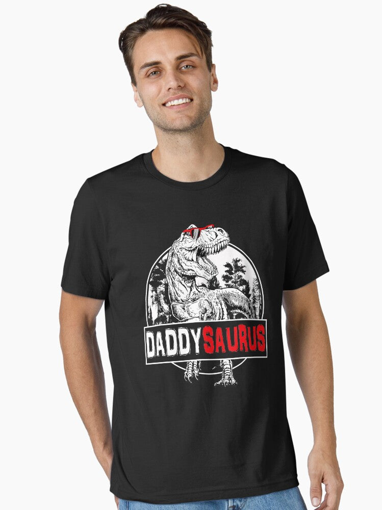 Daddysaurus rex Dinosaur Funny DaddySaurus Family Matching Essential Shirt T Shirt US Market