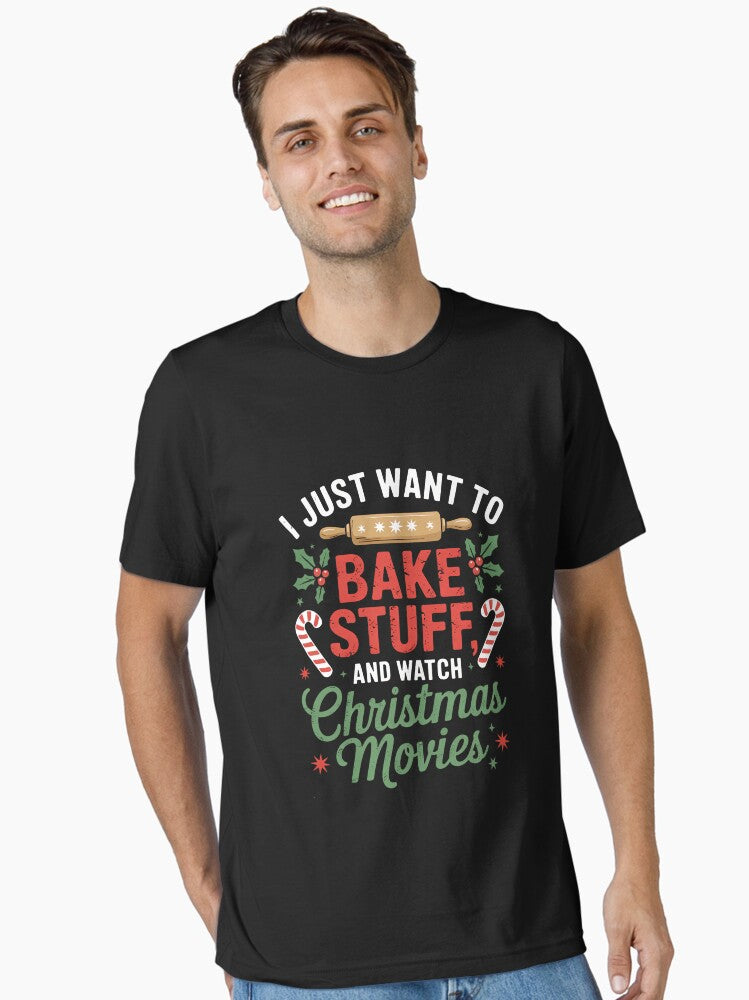 Christmas Movies Xmas Lovers Essential Shirt T Shirt Minimal Style