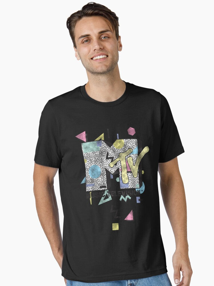 MTV Retro Shapes Essential T Shirt T Shirt Streetwear Style Best Seller Look