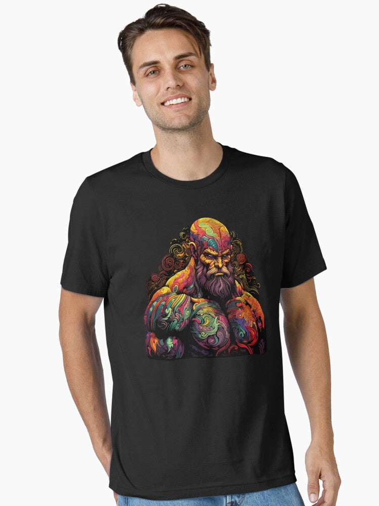 Psychedelic Bulk Man Muscular Essential T Shirt T Shirt Clean Design