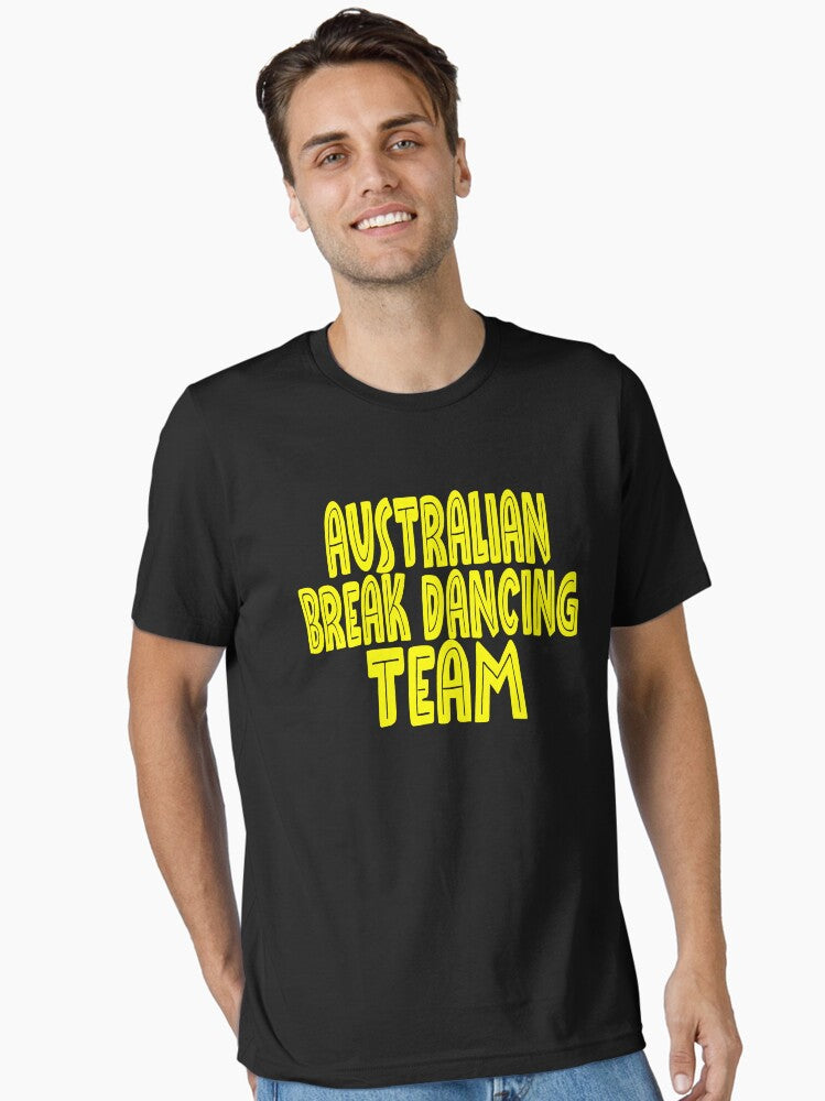 Australian Breakdance Team 2024 Funny Breakdancing Meme Essential T Shirt T Shirt Premium Print Daily Wear