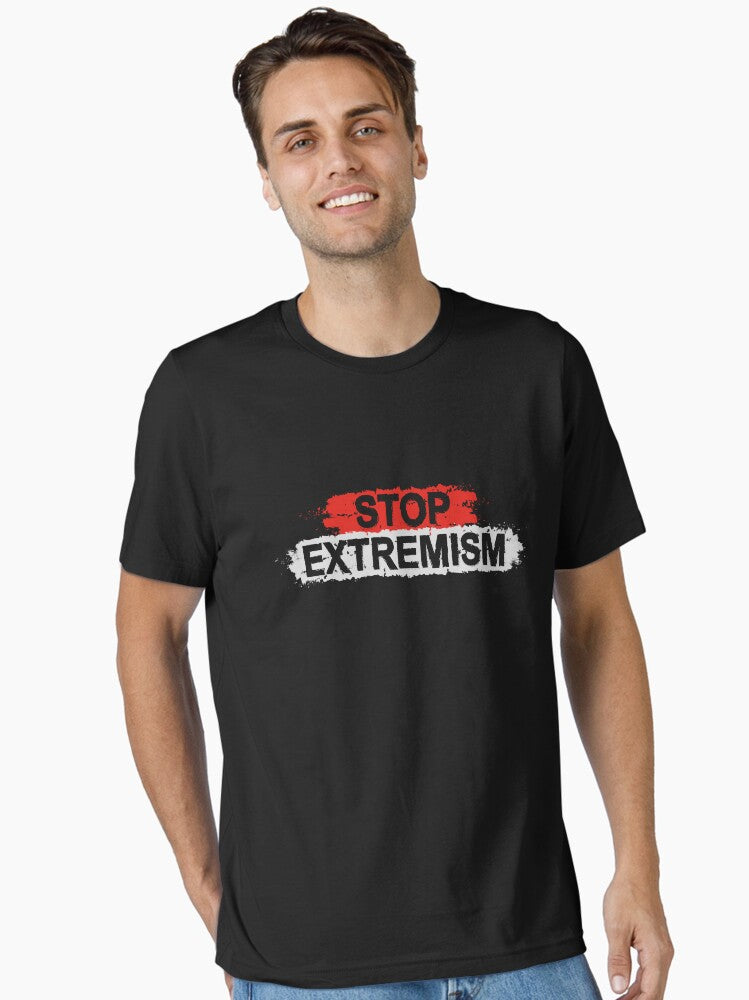 Stop Extremism Essential Shirt T Shirt Minimal Style