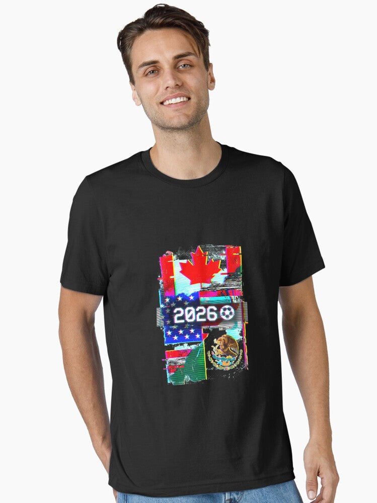 Glitched United 2026 - North America Tournament Emblem Essential T-Shirt