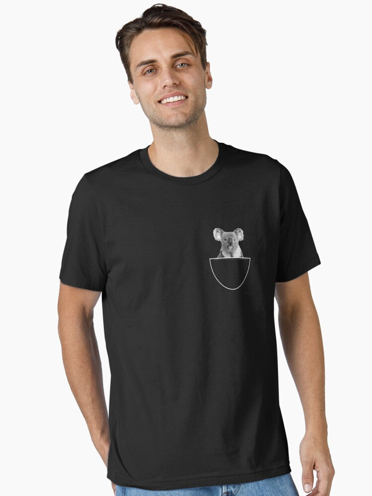 Koala Bear in Pocket Cute Funny Essential Shirt T Shirt Gift Ready