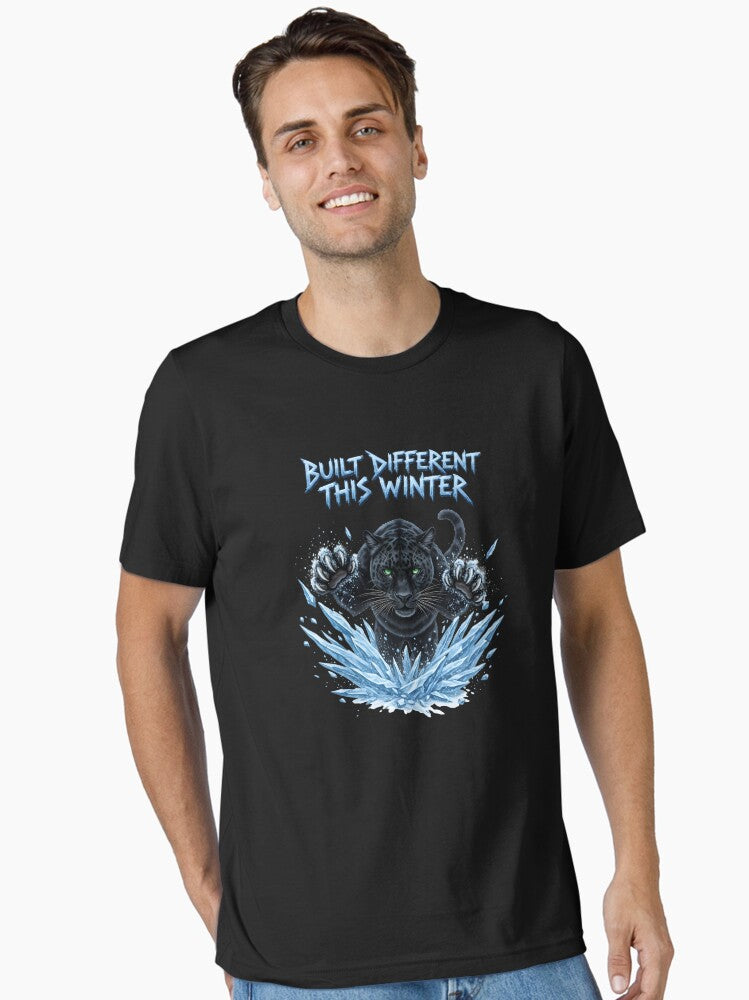 Built Different This Winter Black Ice Panther Winter Arc Essential T Shirt T Shirt Minimal Style