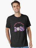 Happy New Year Party 2026 Ballon Family Essential T Shirt T Shirt Trending US Gift Ready