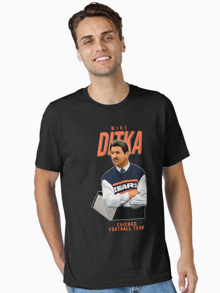 Mike Ditka 89 City Football Team Essential T Shirt T Shirt Minimal Style