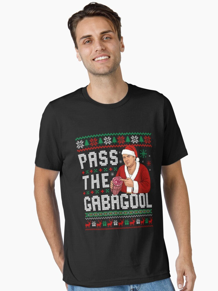 The Sopranos Pass The Gabagool Christmas Essential T-Shirt | Premium Unisex T-Shirt, Trending Graphic Tee