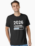 2026 Loading Progress Bar New Year Tech Aesthetic Funny Future Countdown Design Essential T Shirt T Shirt