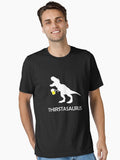 ThirstaSaurus Beer drinking Dinosaur Essential Shirt T Shirt Clean Design