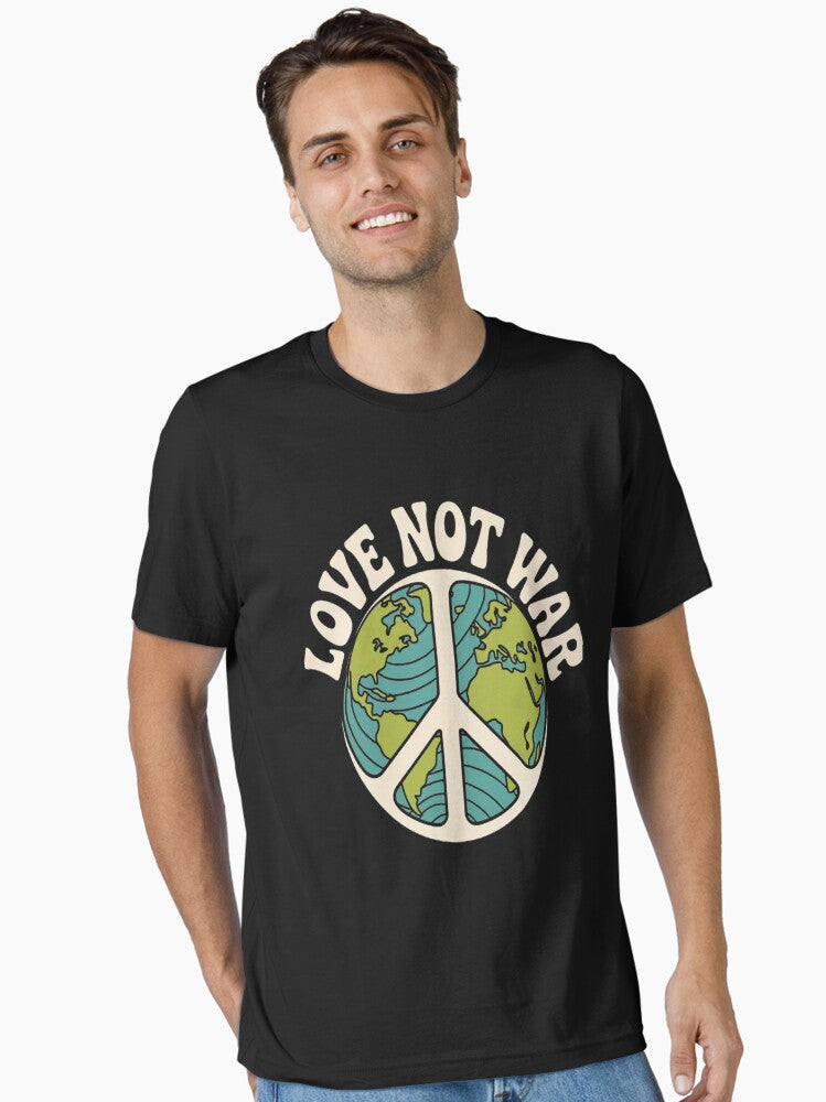 Love Not War Stop The Hate International Day Of Peace Essential Shirt T Shirt US Market