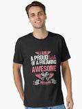 I am a proud wife of a freaking awesome mechanic Essential Shirt T Shirt Clean Design