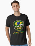 Pra Frente Brasil | Brazil Football Passion | Brazilian Soccer Fan Essential T-Shirt