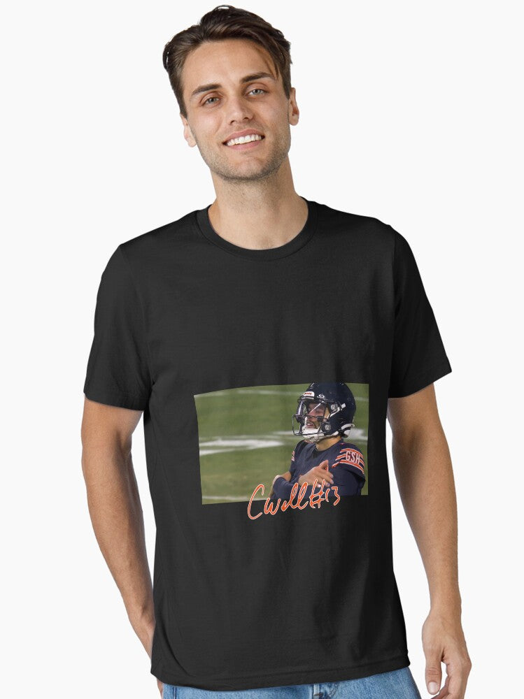 Caleb Williams Cool Celebration City Football Y2k Signature Essential T Shirt T Shirt Premium Print