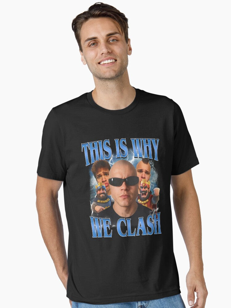 This is why WE CLASH - Junko Twitch Kick Gamer Essential T-Shirt | Premium Unisex T-Shirt, Trending Graphic Tee