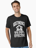 Abstinence 99 99 Percent Effective Nativity Christmas Joke Essential Shirt T Shirt US Market