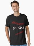 Double play 6 4 3 2 Baseball Math Double Play Funny Baseball Player Gift Essential T Shirt T Shirt High Search Demand